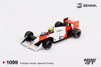 Thumbnail for PRE-ORDER MINI GT 1:64 McLaren MP4/4 #12 Ayrton Senna 1988 Japanese Grand Prix Winner MGT01099-BL Blister