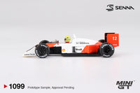 Thumbnail for PRE-ORDER MINI GT 1:64 McLaren MP4/4 #12 Ayrton Senna 1988 Japanese Grand Prix Winner MGT01099-BL Blister