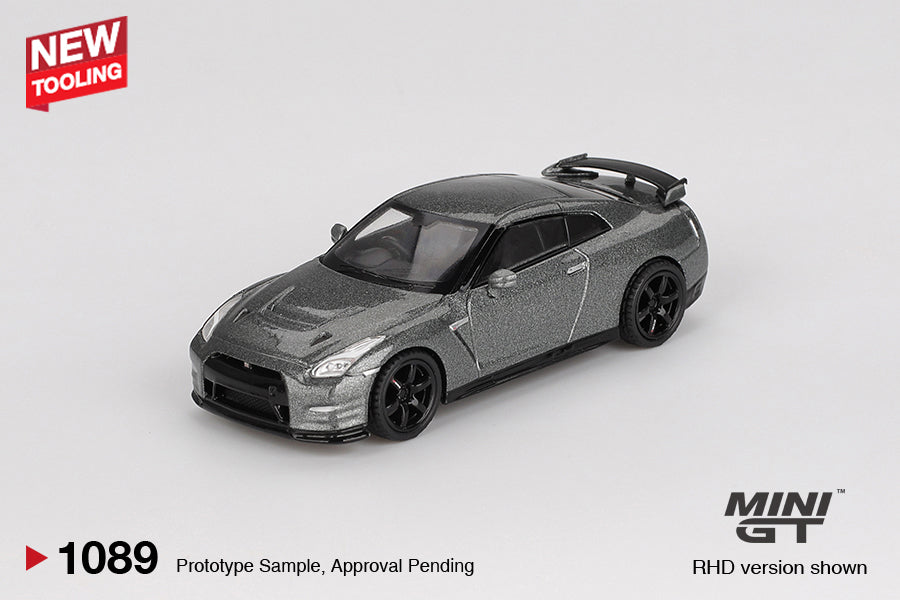 MINI GT 1:64 Nissan GT-R 2013 Dark Metal Gray (NISMO R35 CRS Version ...