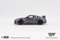 Thumbnail for PRE-ORDER MINI GT 1:64 Nissan GT-R Nismo 2024 NISMO Stealth Gray MGT00868-R