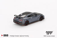 Thumbnail for PRE-ORDER MINI GT 1:64 Nissan GT-R Nismo 2024 NISMO Stealth Gray MGT00868-R