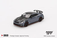 Thumbnail for PRE-ORDER MINI GT 1:64 Nissan GT-R Nismo 2024 NISMO Stealth Gray MGT00868-R