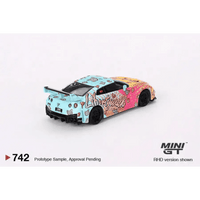 Thumbnail for PRE-ORDER MINI GT 1:64 Nissan LB-Silhouette WORKS GT NISSAN 35GT-RR Ver.1 KUMA MGT00742-R