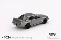 Thumbnail for PRE-ORDER MINI GT 1:64 Nissan Skyline GT-R NISMO BNR32 CRS Version Dark Metal Gray MGT01024-R