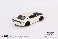 Thumbnail for PRE-ORDER MINI GT 1:64 Nissan Skyline Kenmeri Liberty Walk White MGT00702-R