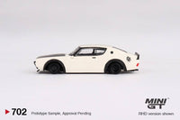 Thumbnail for PRE-ORDER MINI GT 1:64 Nissan Skyline Kenmeri Liberty Walk White MGT00702-R