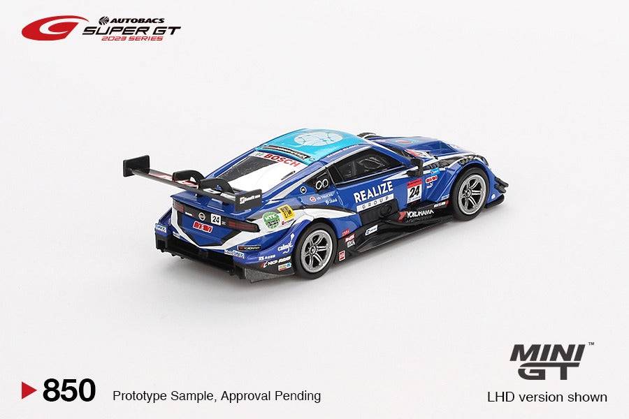 PRE-ORDER MINI GT 1:64 Nissan Z GT500 #24 "Realize Corporation ADVAN Z" Kondo Racing 2023 SUPER GT SERIES MGT00850-BL