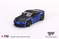 Thumbnail for PRE-ORDER MINI GT 1:64 Nissan Z LB Nation Works Serian Blue MGT00732-R