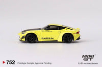 Thumbnail for PRE-ORDER MINI GT 1:64 Nissan Z Pandem Ikazuchi Yellow MGT00752-R