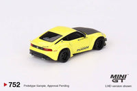 Thumbnail for PRE-ORDER MINI GT 1:64 Nissan Z Pandem Ikazuchi Yellow MGT00752-R