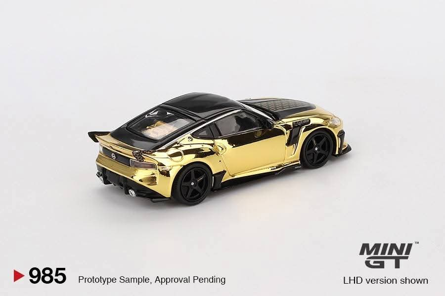 PRE-ORDER MINI GT 1:64 Nissan Z VeilSide FZ400 Gold Chrome MGT00985-R