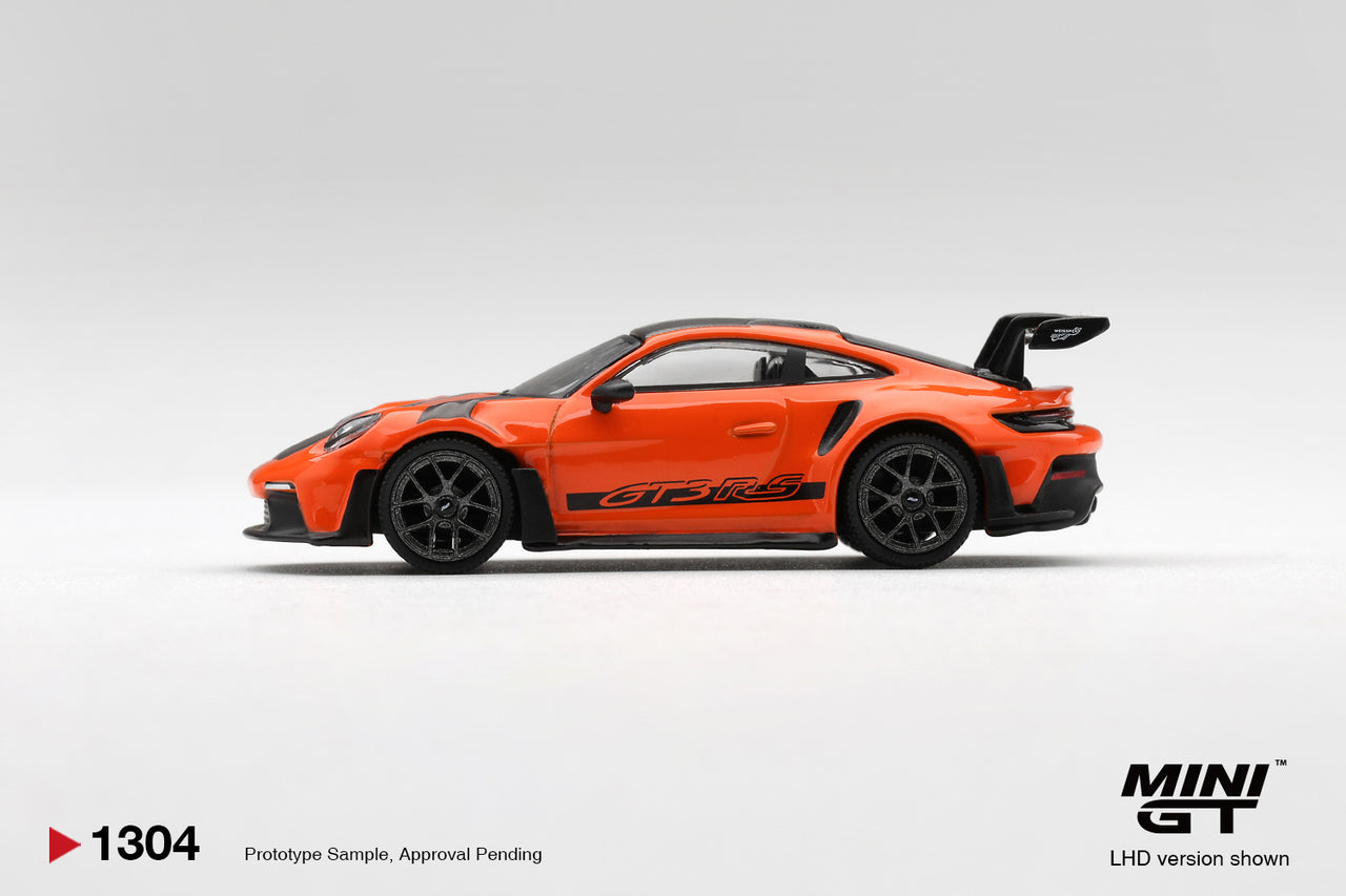 PRE-ORDER MINI GT 1:64 Porsche 911 992 GT3 RS Weissach Package Gulf Orange MGT01304-R
