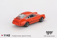 Thumbnail for PRE-ORDER MINI GT 1:64 Porsche 911 Carrera RS 2.7 Tangerine with Black Livery MGT01142-R