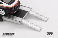 Thumbnail for PRE-ORDER MINI GT 1:64 Porsche 911 Dakar #718 / Volkswagen ID. Buzz Porsche Centrum Gelderland Roughroads Set MGTS0019