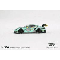 Thumbnail for PRE-ORDER MINI GT 1:64 Porsche 911 GT3 R #28 HubAuto Racing 2023 FIA GT World Cup 70th Macau Grand Prix MGT00804-L