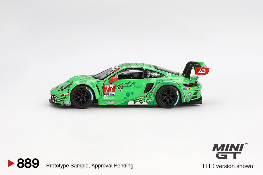 PRE-ORDER MINI GT 1:64 Porsche 911 GT3 R #77 AO Racing 2024 IMSA Daytona 24 HRS MGT00889-L