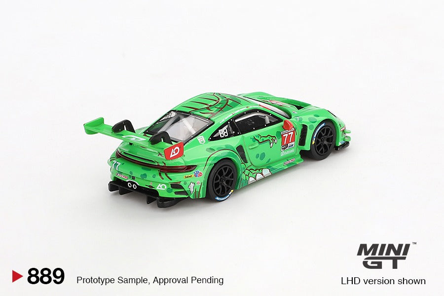 PRE-ORDER MINI GT 1:64 Porsche 911 GT3 R #77 AO Racing 2024 IMSA Daytona 24 HRS MGT00889-L