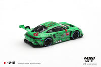 Thumbnail for PRE-ORDER MINI GT 1:64 Porsche 911 GT3 R 992 #77 AO Racing 2025 IMSA Sebring 12 Hrs Class Winner MGT01218-L