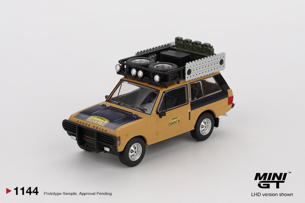 PRE-ORDER MINI GT 1:64 Range Rover 1981 Camel Trophy Sumatra C.Swoboda & K.Mentel Winner MGT01144-L