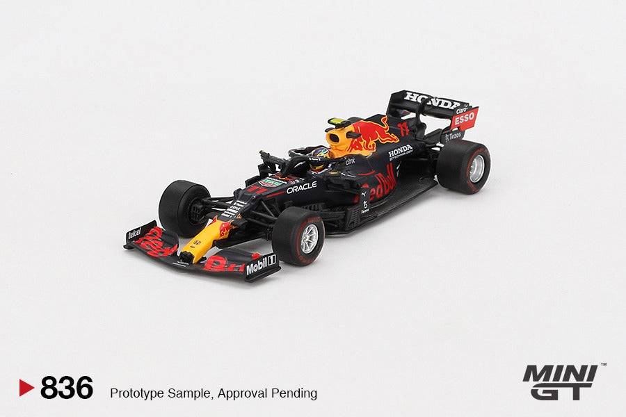 PRE-ORDER MINI GT 1:64 Red Bull RB16B #11 Sergio Pérez 2021 Azerbaijan Grand Prix Winner MGT00836-L