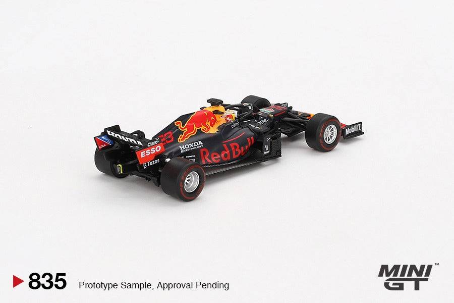 PRE-ORDER MINI GT 1:64 Red Bull RB16B #33 Max Verstappen 2021 Abu Dhabi Grand Prix Winner MGT00835-L