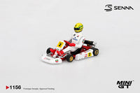 Thumbnail for PRE-ORDER MINI GT 1:64 Senna Kart #2 Ayrton Senna da Silva - 1993 Masters of Paris-Bercy