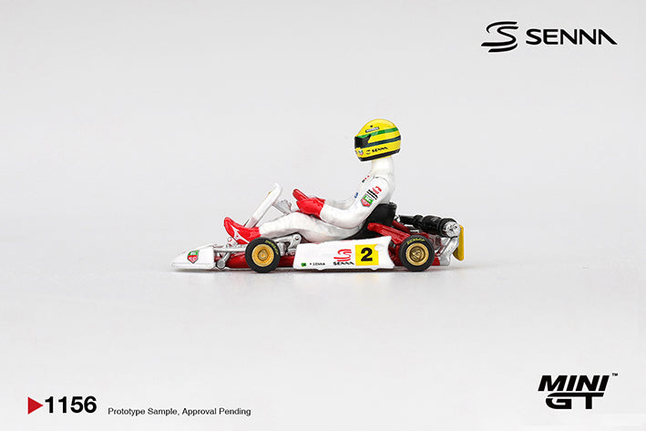 PRE-ORDER MINI GT 1:64 Senna Kart #2 Ayrton Senna da Silva - 1993 Masters of Paris-Bercy