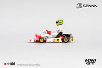 Thumbnail for PRE-ORDER MINI GT 1:64 Senna Kart #2 Ayrton Senna da Silva - 1993 Masters of Paris-Bercy