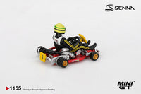 Thumbnail for PRE-ORDER MINI GT 1:64 Senna Kart Formula K #9 Ayrton Senna da Silva - 1981 Karting World Championship