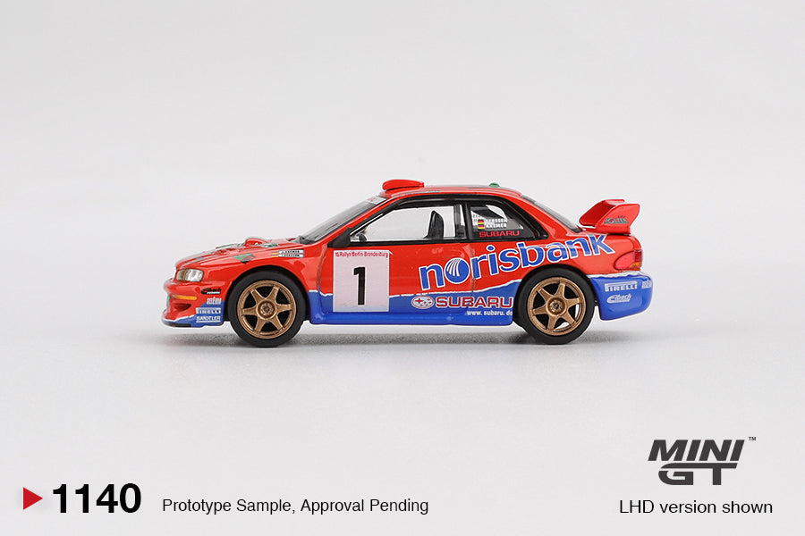 PRE-ORDER MINI GT 1:64 Subaru Impreza WRC97 #1 1999 DRM Champion MGT01140-L