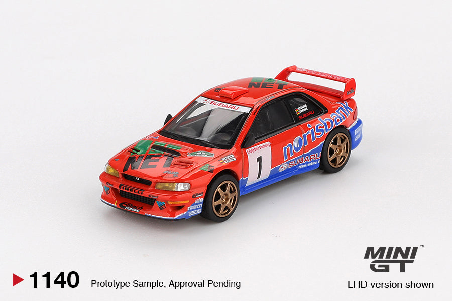 PRE-ORDER MINI GT 1:64 Subaru Impreza WRC97 #1 1999 DRM Champion MGT01140-L