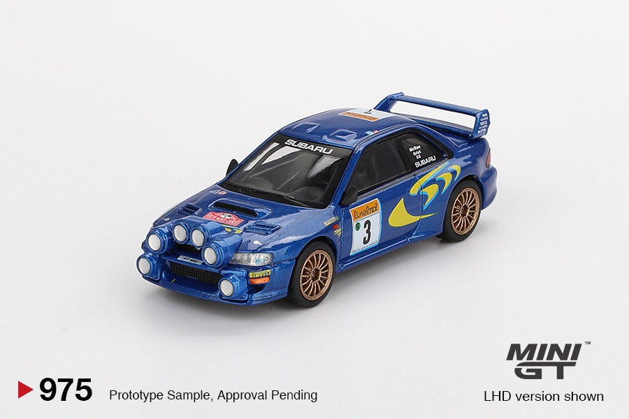 PRE-ORDER MINI GT 1:64 Subaru Impreza WRC98 1998 Rally Monte Carlo #3 MGT00976-R