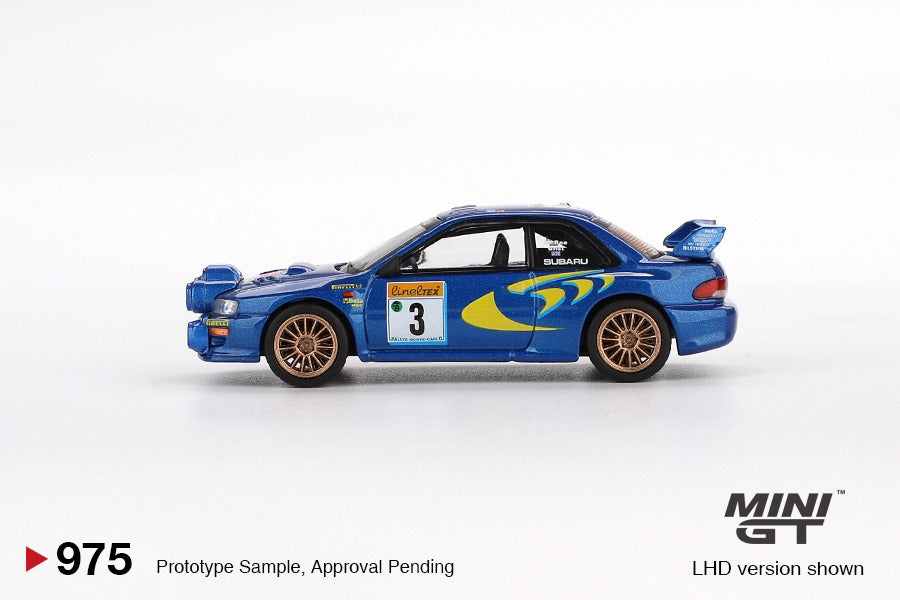 PRE-ORDER MINI GT 1:64 Subaru Impreza WRC98 1998 Rally Monte Carlo #3 MGT00976-R