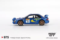 Thumbnail for PRE-ORDER MINI GT 1:64 Subaru Impreza WRC98 1998 Rally Monte Carlo #3 MGT00976-R