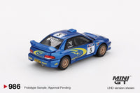 Thumbnail for PRE-ORDER MINI GT 1:64 Subaru Impreza WRC99 1999 Rally Australia Winner #5 Aus Exclusive MGT00986-R