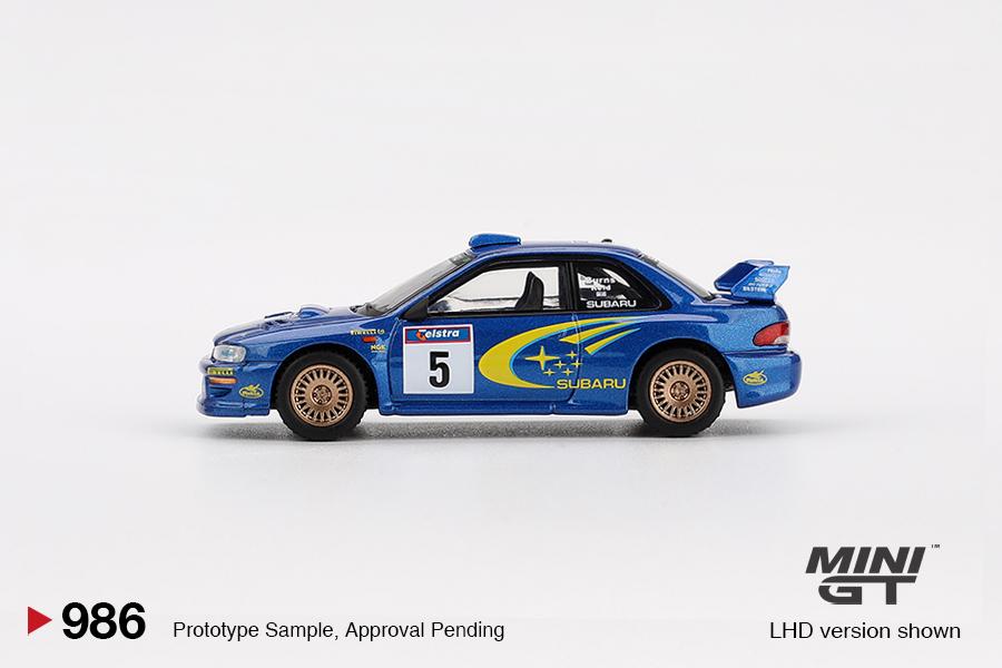 PRE-ORDER MINI GT 1:64 Subaru Impreza WRC99 1999 Rally Australia Winner #5 Aus Exclusive MGT00986-R