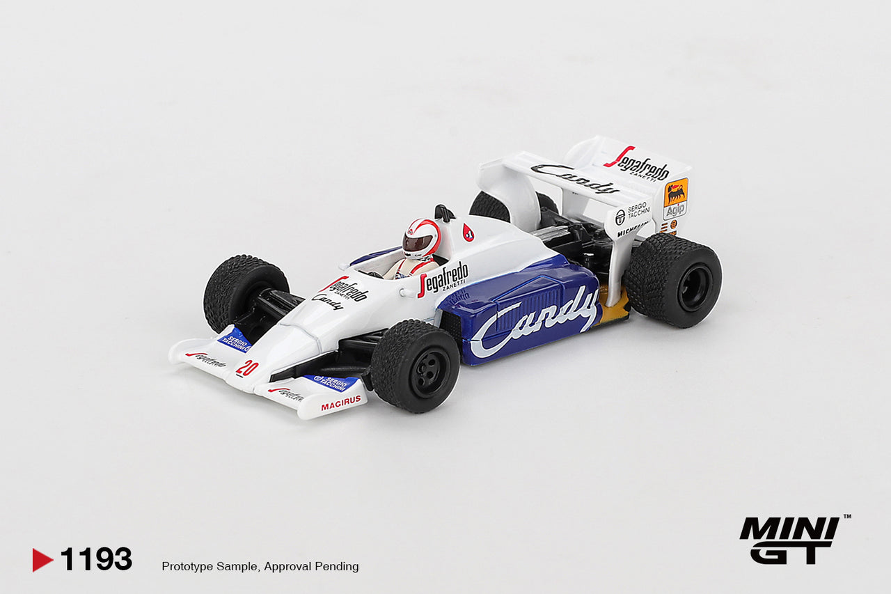 PRE-ORDER MINI GT 1:64 Toleman TG184 #20 Johnny Cecotto - 1984 Monaco Grand Prix MGT01193-L
