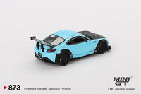 Thumbnail for PRE-ORDER MINI GT 1:64 Toyota GR86 LB★Nation Baby Blue MGT00873-R