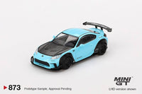 Thumbnail for PRE-ORDER MINI GT 1:64 Toyota GR86 LB★Nation Baby Blue MGT00873-R