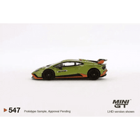 Thumbnail for MINI GT 1:64Lamborghini Huracán STO Verde Citrea