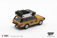 Thumbnail for PRE-ORDER MINI GT 1:64Range Rover 1981 Camel Trophy Sumatra K.Stoppa & A.Valldorf MGT01221
