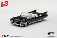Thumbnail for PRE-ORDER MIni GT 1:64 Cadillac Eldorado Biarritz 1959 Black MGT01379-L