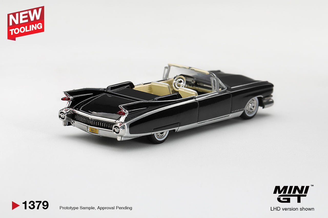 PRE-ORDER MIni GT 1:64 Cadillac Eldorado Biarritz 1959 Black MGT01379-L