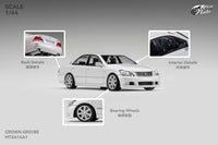 Thumbnail for PRE-ORDER Micro Turbo 1:64 Custom Crown S184 - Metallic White