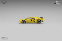 Thumbnail for PRE-ORDER Micro Turbo 1:64 Custom Diablo SV, Metallic Yellow