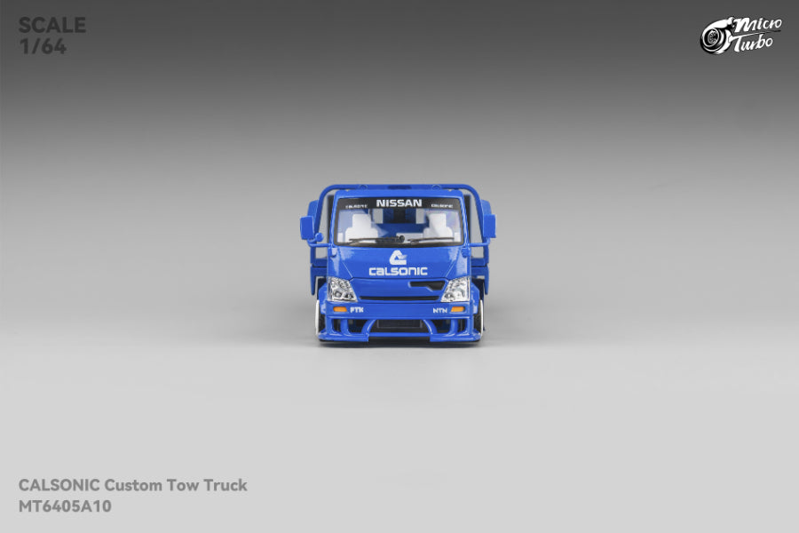 PRE-ORDER Micro Turbo 1:64 Custom Flatbed Truck - Calsonic Livery