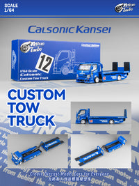 Thumbnail for PRE-ORDER Micro Turbo 1:64 Custom Flatbed Truck - Calsonic Livery