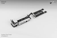 Thumbnail for PRE-ORDER Micro Turbo 1:64 Custom Flatbed Truck - Pandem White