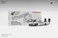 Thumbnail for PRE-ORDER Micro Turbo 1:64 Custom Flatbed Truck - Pandem White