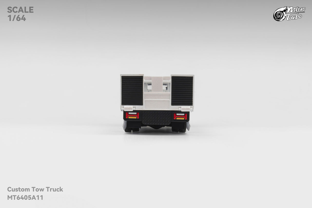 PRE-ORDER Micro Turbo 1:64 Custom Flatbed Truck - Pandem White